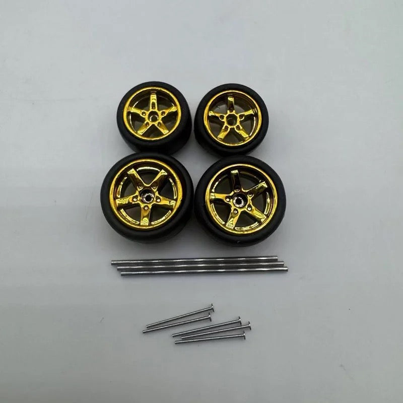 1:64 Staggered Advan GT Wheels