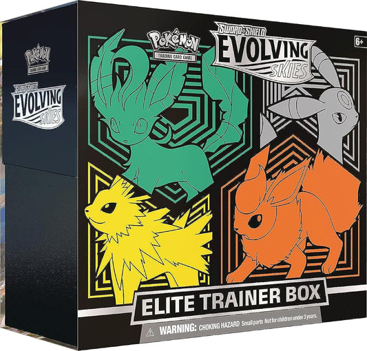 Pokemon - Evolving Skies - Elite Trainer Box - Umbreon, Flareon, Jolteon, and Leafeon