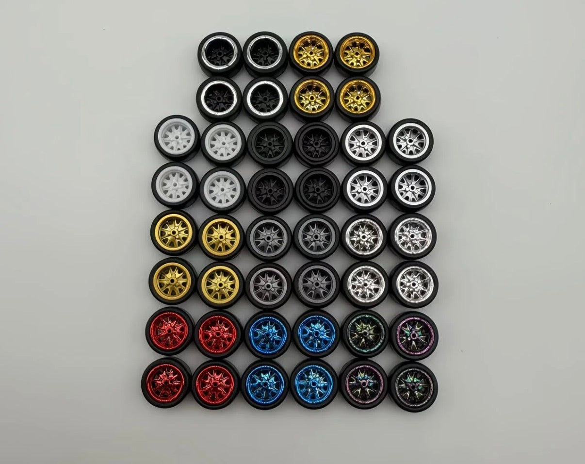 1:64 10 Spoke V Wheels