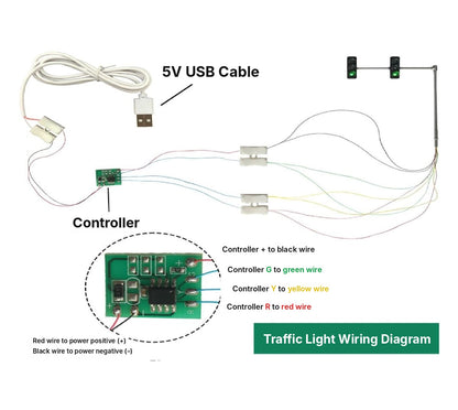 5v Traffic Light Post